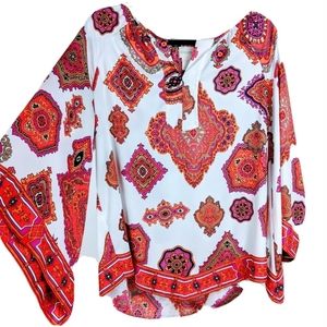 Chico's Size 2 Women's Large kimono blouse tunic
